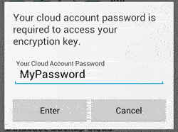 cloud password